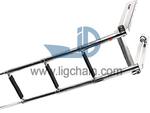 Marine Aluminum Pipe Vertical Ladder 